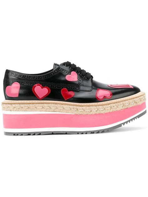 prada heart print shoes|farfetch Prada shoes.